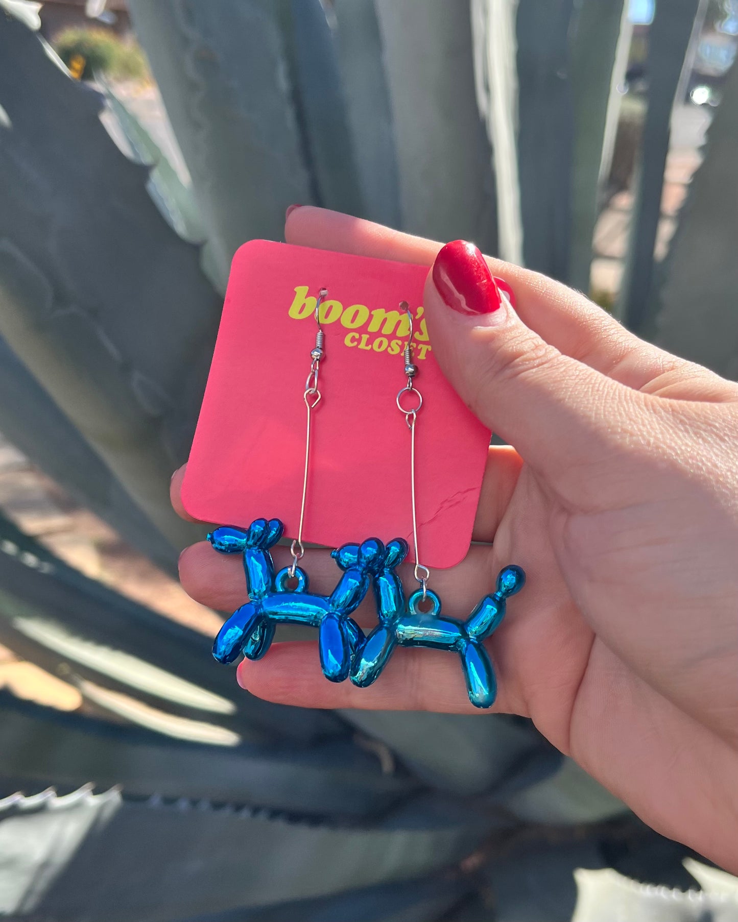 Balloon Dog Earrings