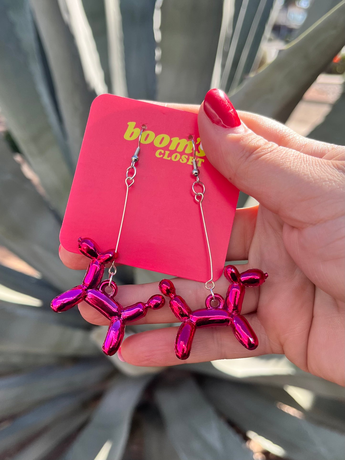 Balloon Dog Earrings