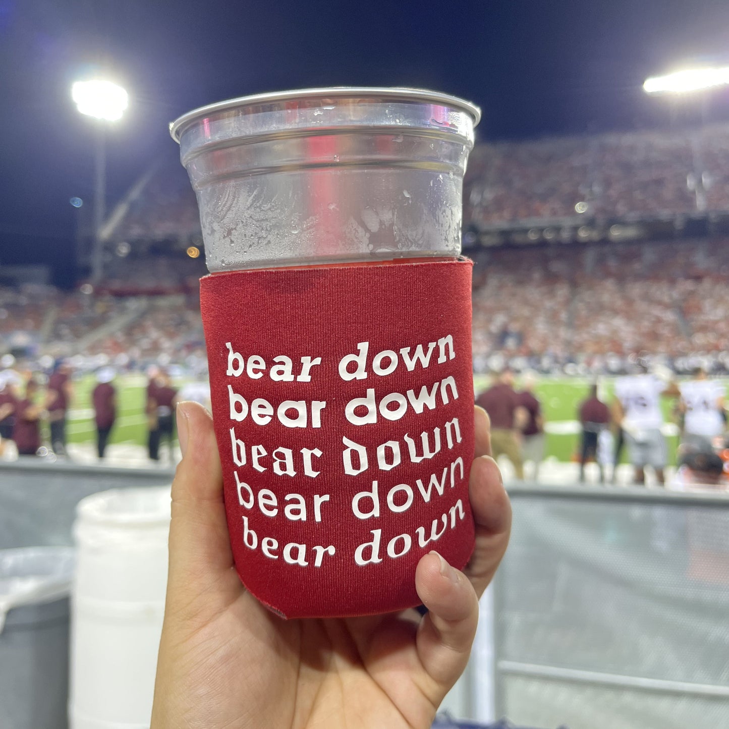 Bear Down Can Cooler