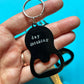 Day Drinking Bottle Opener Keychain | Metal Bottle Opener | Hand Stamped Keychain