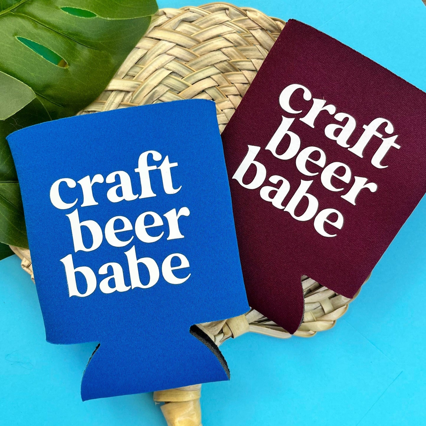 Craft Beer Babe Can Cooler