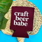 Craft Beer Babe Can Cooler