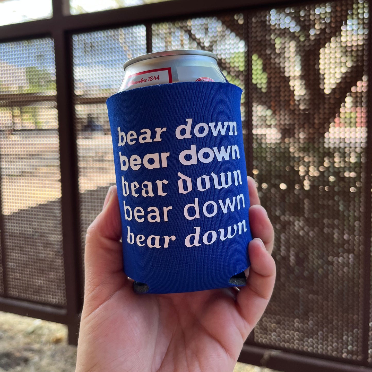 Bear Down Can Cooler