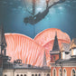 Seaworld Surreal Collage Art Print